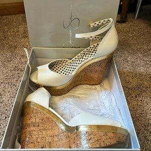 Jessica Simpson women’s size 8 cork wedges